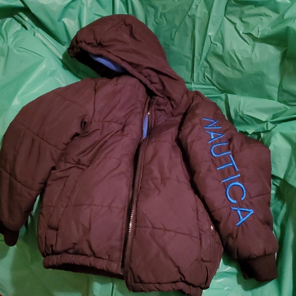 Kids black Nautica coat